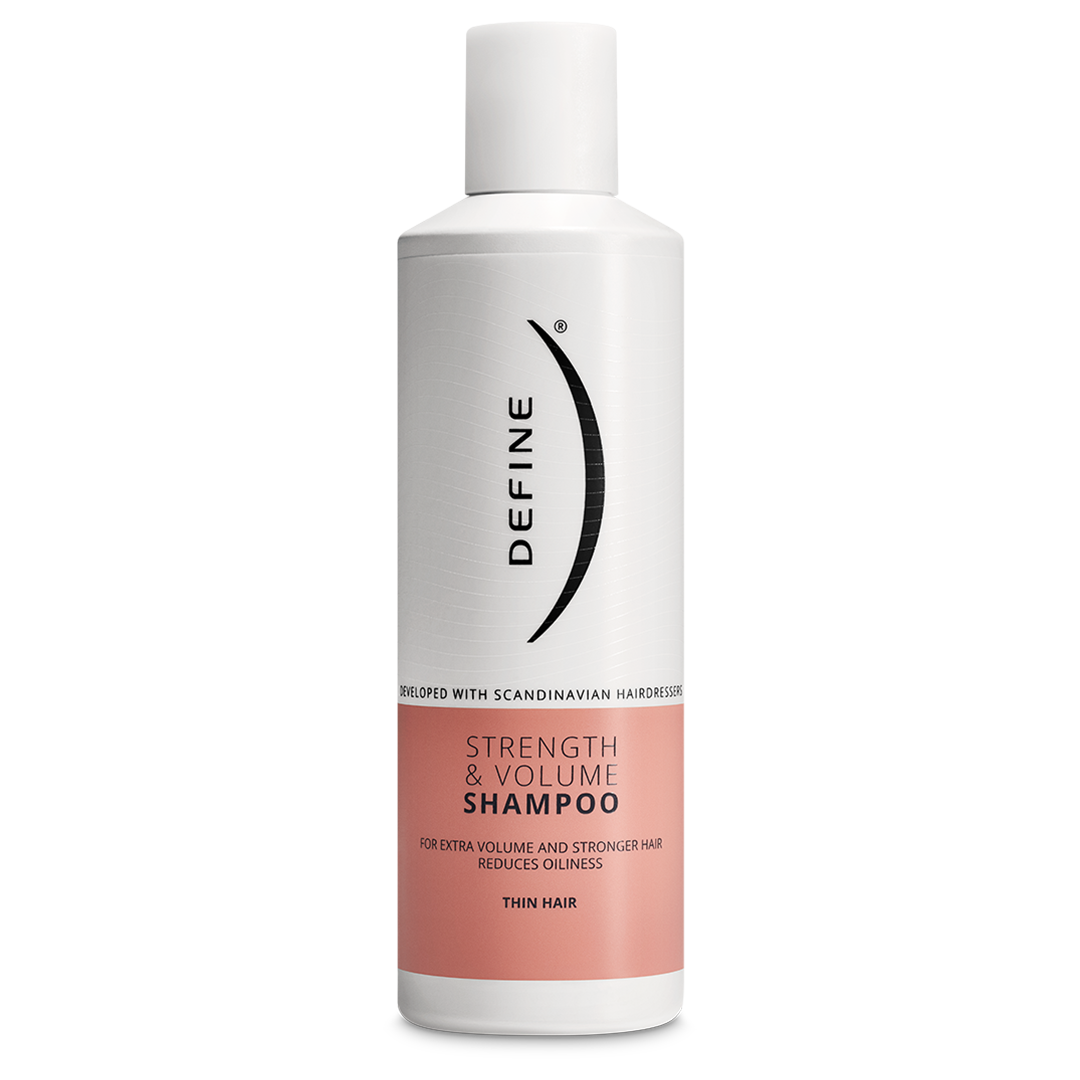 Define Strength & Volume Shampoo hennoille hiuksille